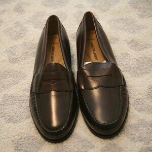 Johnson & Murphy Men's Slip On Penny Loafers, Size 11, Burgundy